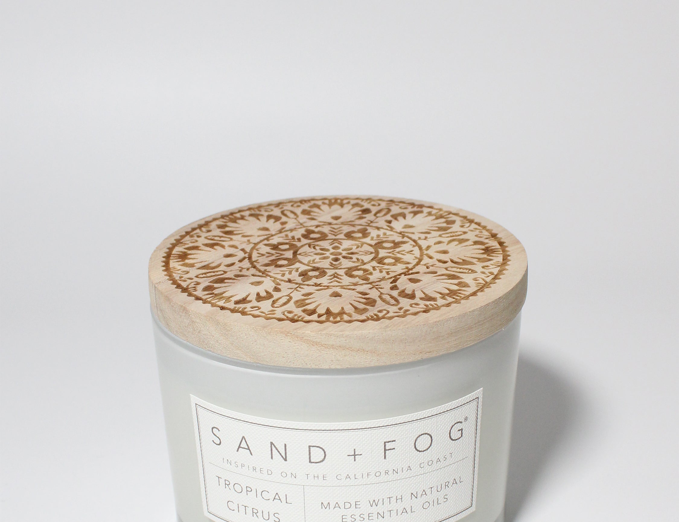 Basic Tropical Citrus 12 oz scented candle Default Title
