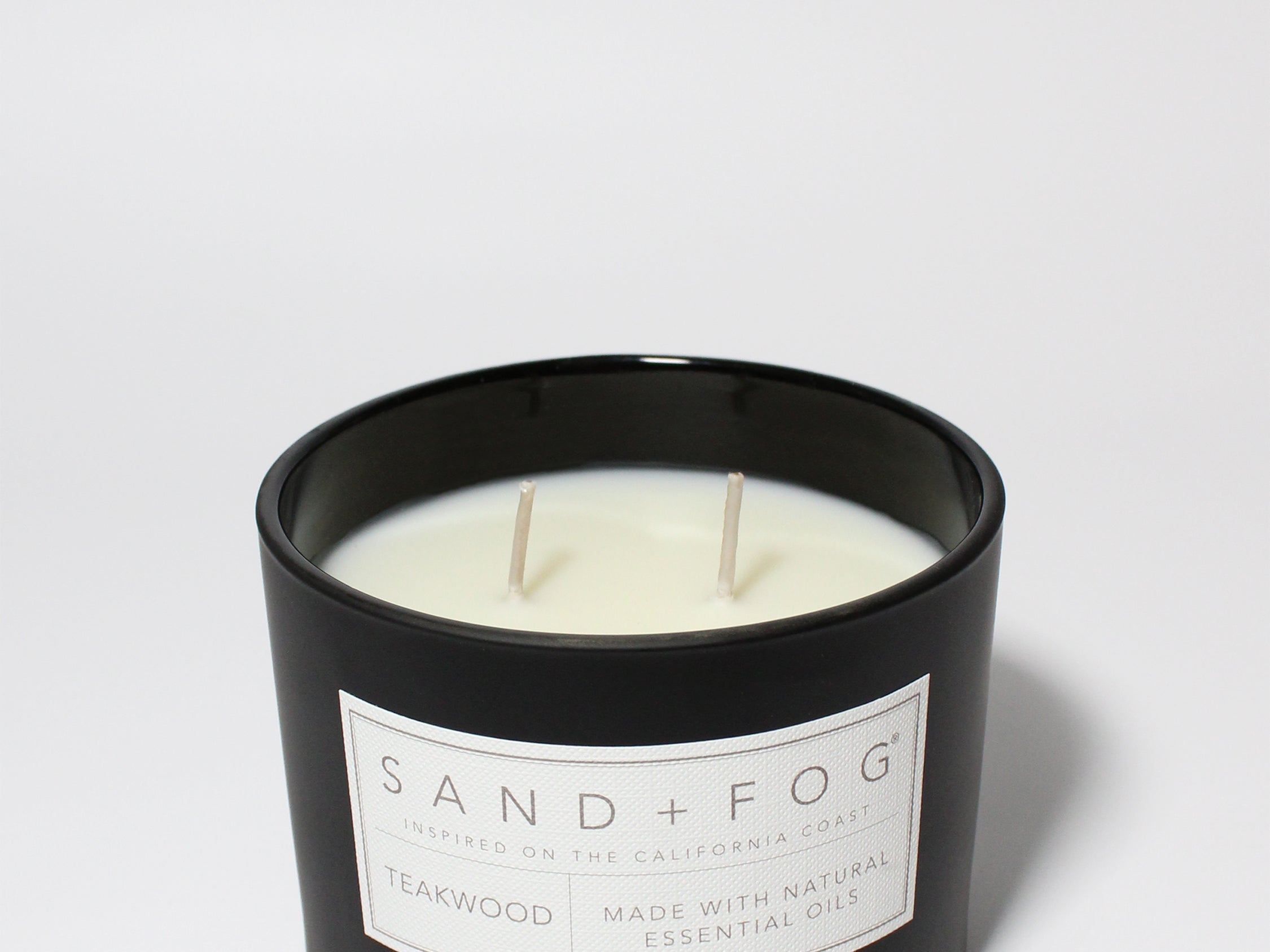 Teakwood 12oz scented candle