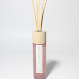Cedar Lavender reed diffuser Blush Glass with Wood Top
