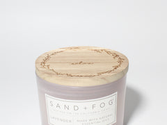 Lavender 12 oz scented candle Light Purple with Relax Lid