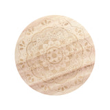 Mango Tangerine 12 oz scented candle White vessel with Mandala carved lid