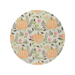 Orange & Clove 21 oz scented candle White vessel with Painted Pumpkin Vine wood lid