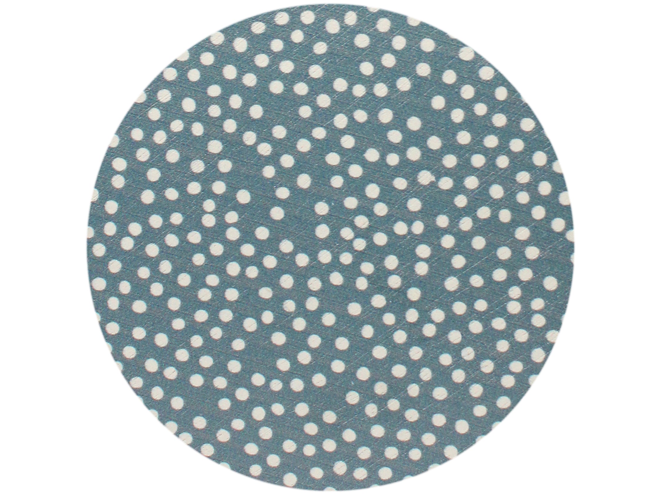 Midnight Blue Citrus 12 oz scented candle Blueish Gray vessel with Painted Dot lid