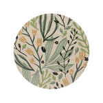 Sage & Sea Salt 12 oz scented candle Sage vessel with Painted Floral lid