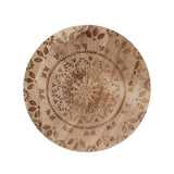 Ocean & Sea Salt 21 oz scented candle White vessel with Mandala carved top