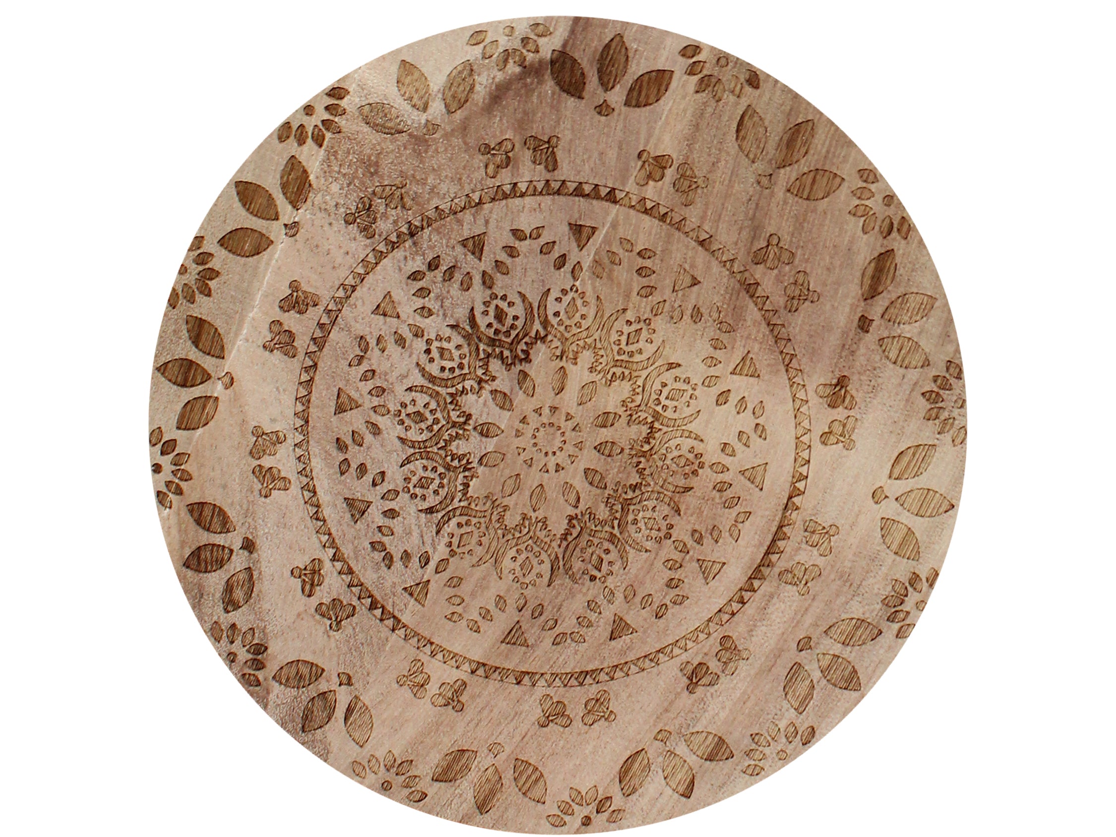 Ocean & Sea Salt 21 oz scented candle White vessel with Mandala carved top