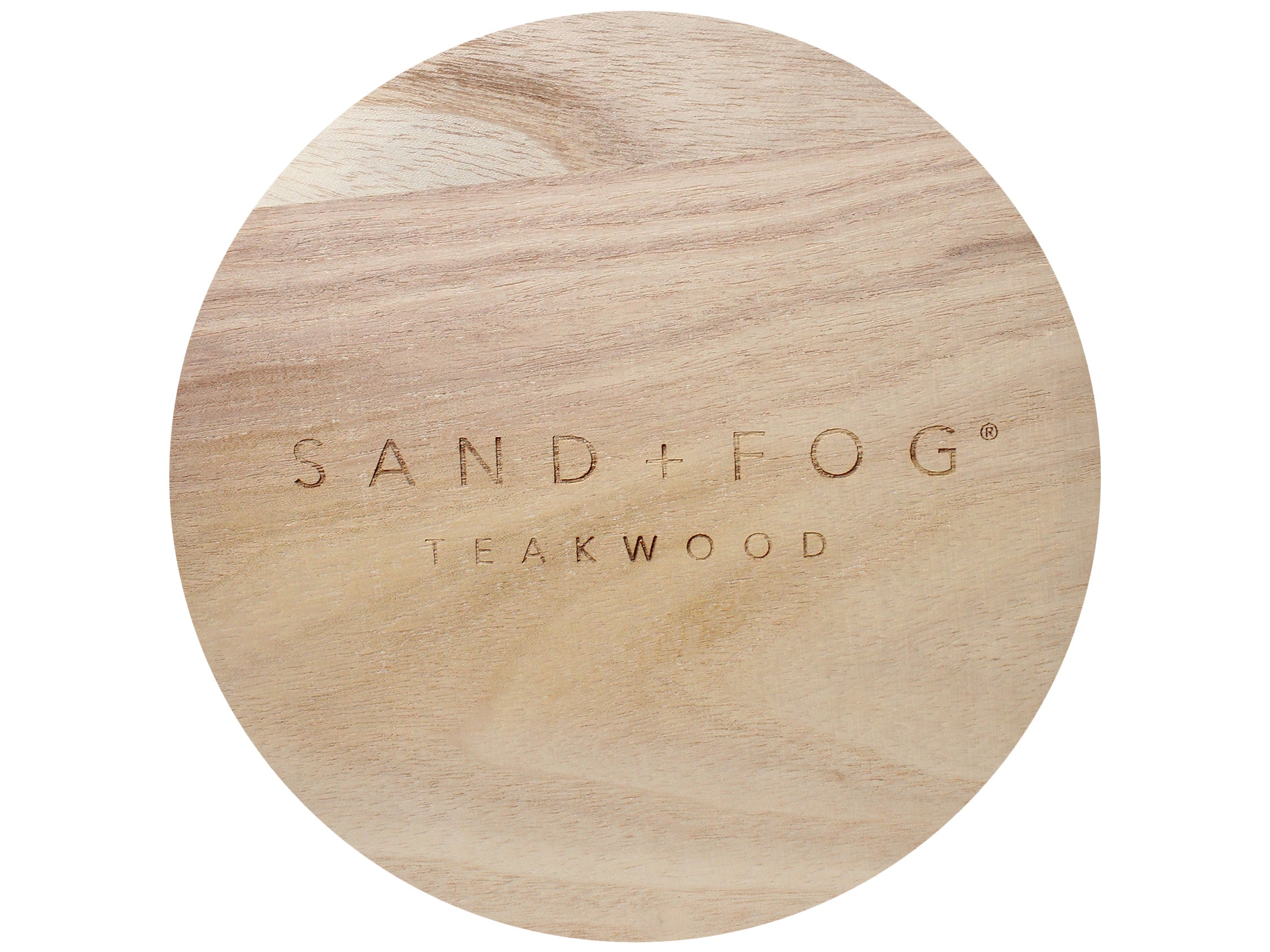 Teakwood 34 oz scented candle Black vessel with S+F wood lid