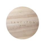 Chai 35 oz scented candle Black vessel with Sand+Fog wood lid