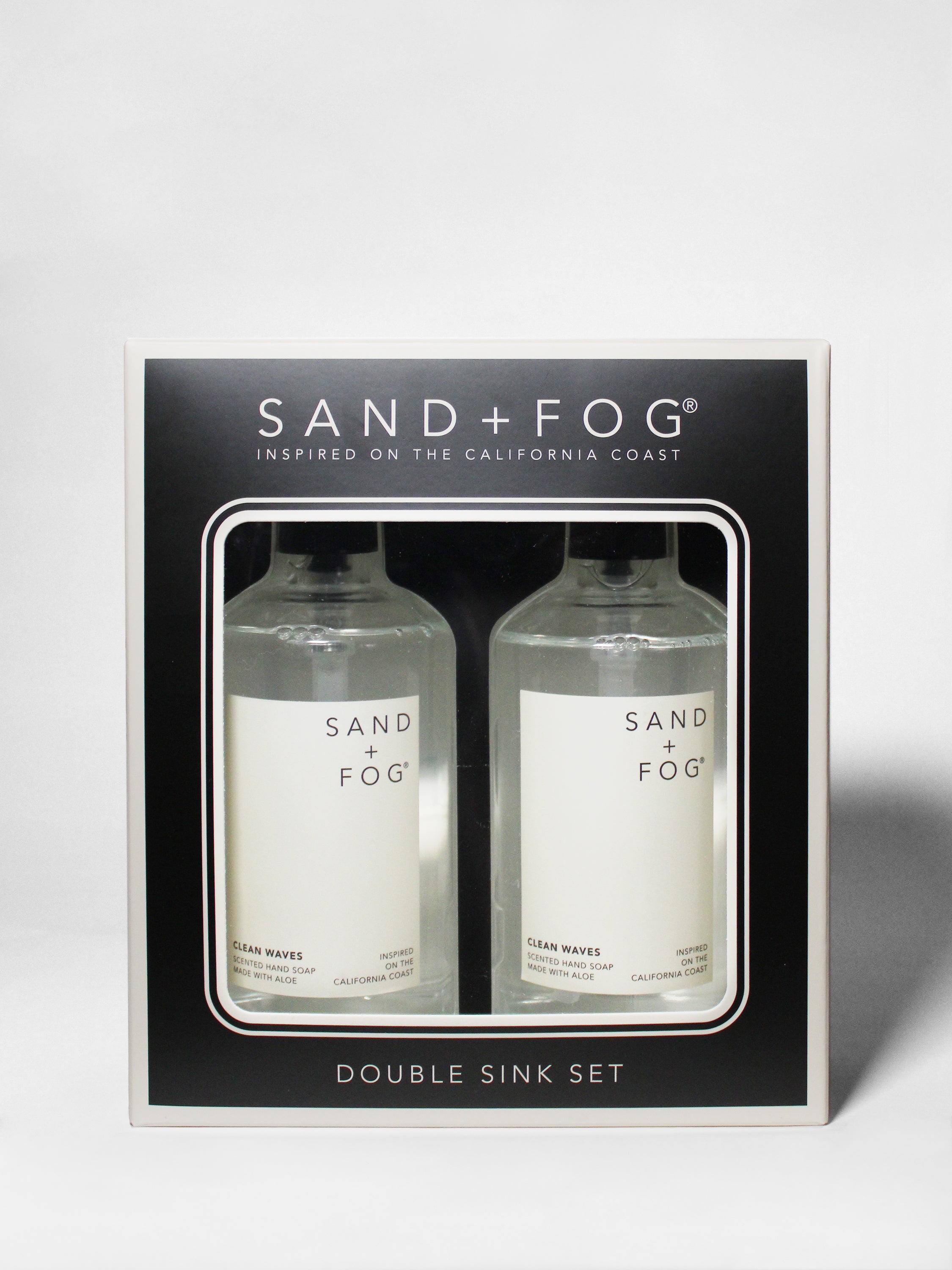 Double Sink Set - Clean Waves 15.7 oz Liquid Hand Soap – Sand + Fog