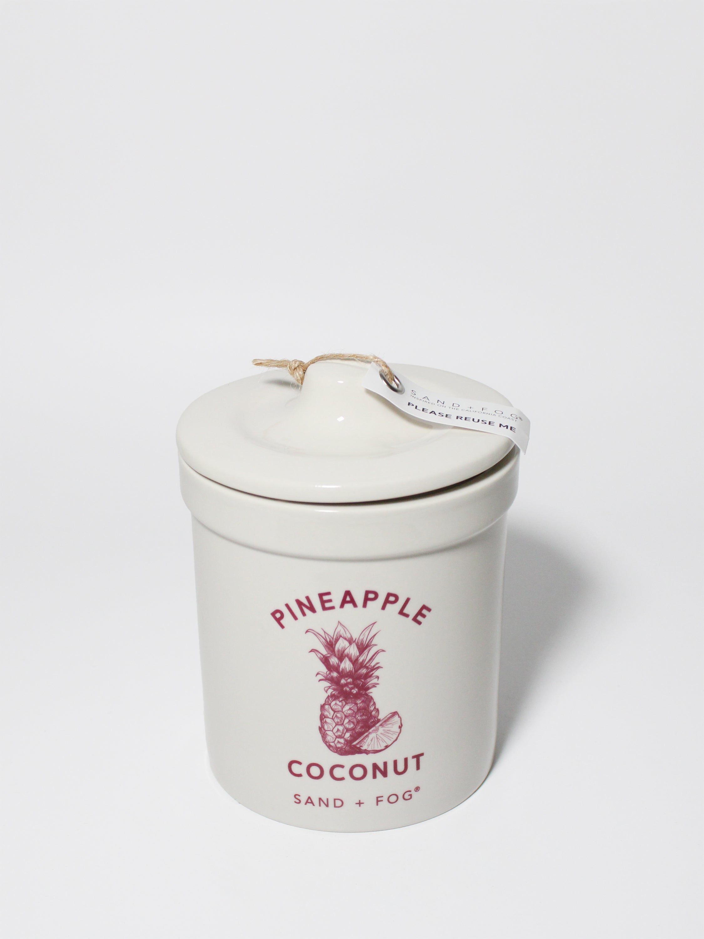 Sand+Fog Pineapple Coconut 17.5 oz scented candle Sand + Fog