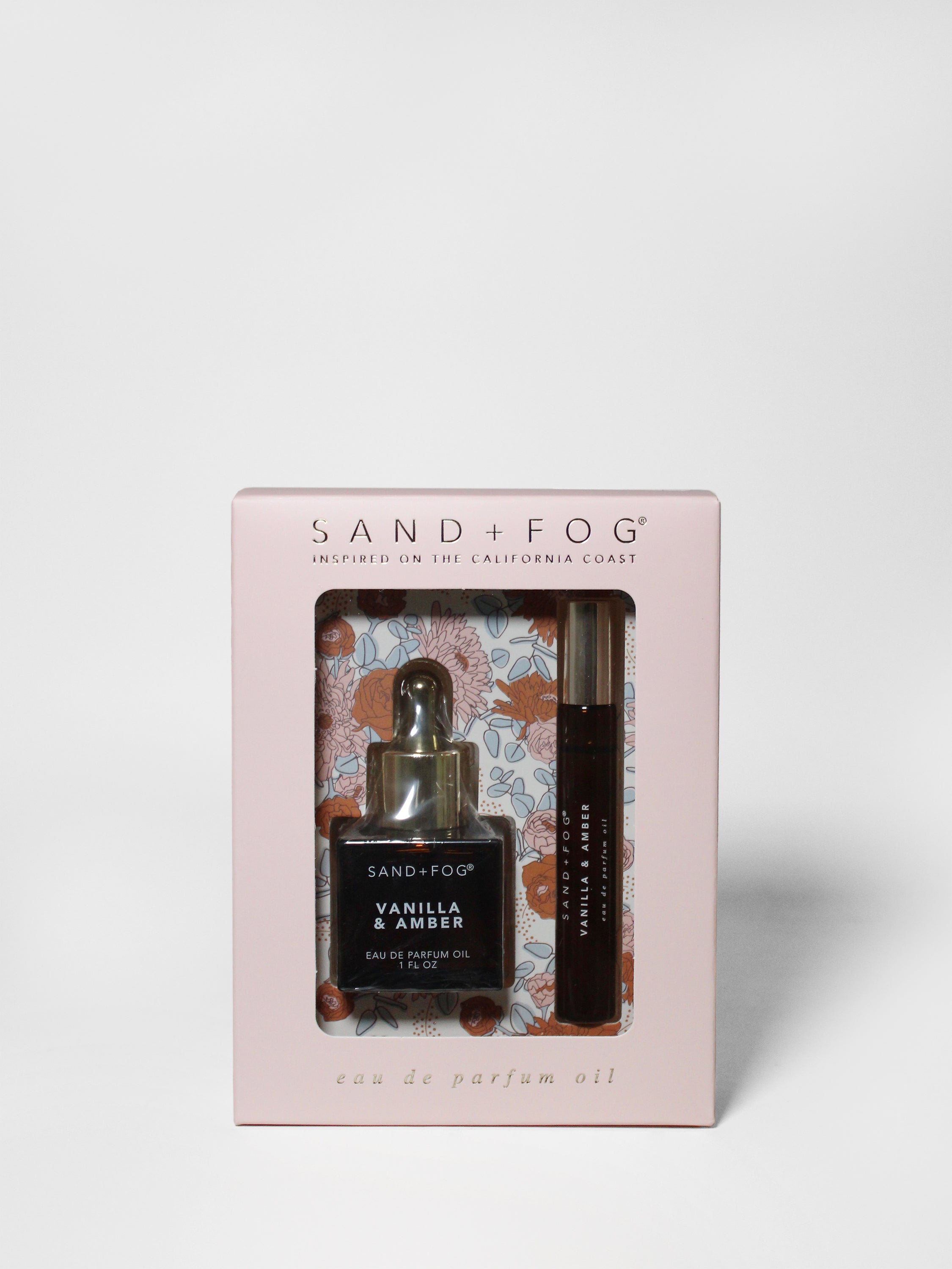 Perfume Oil Rollerball and Perfume Dropper Set - Vanilla & Amber