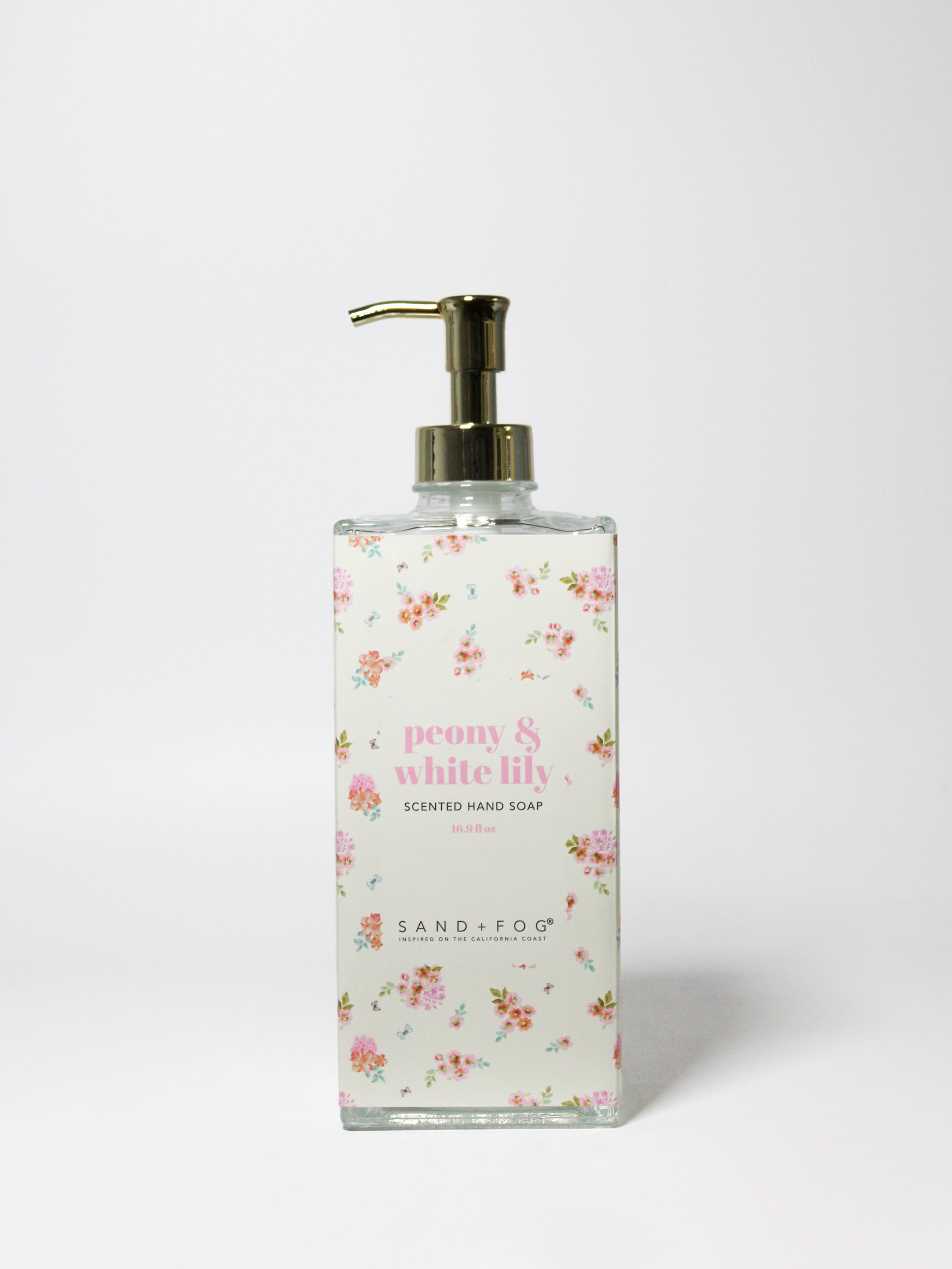 white lily soap Sand + Fog Peony & White Lily 16.9 oz Liquid Hand Soap
