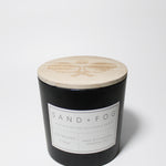 Sun Washed Citrus 21 oz candle with a pickleball lid