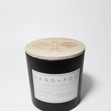 Sun Washed Citrus 21 oz candle with a pickleball lid