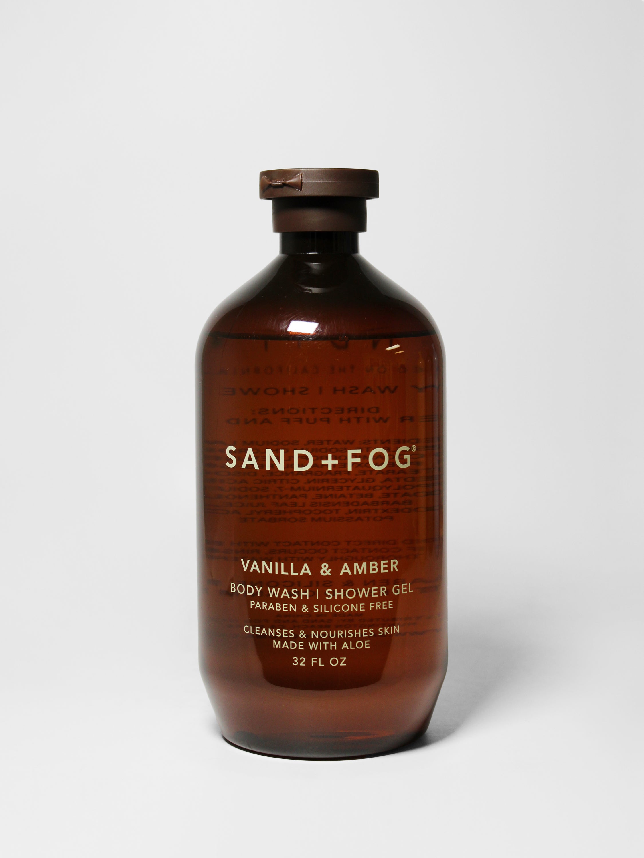 Sand + Fog Vanilla & Amber 32 oz Body Wash
