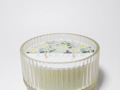 Pineapple Coconut 25oz scented candle in molded vessel