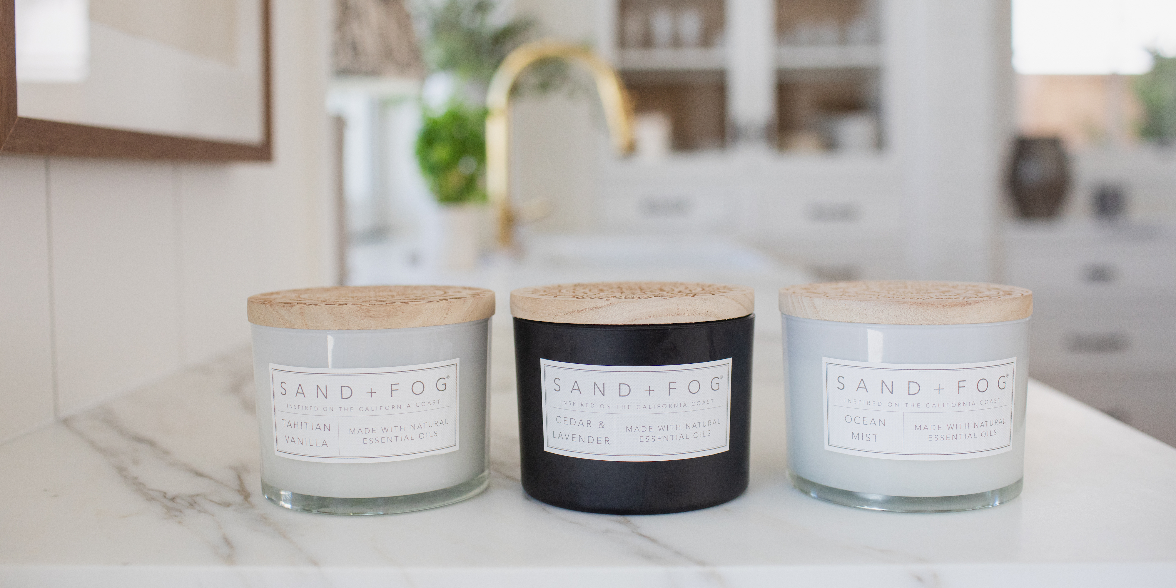 Sand and Fog candle collection