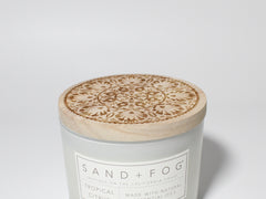 Basic Tropical Citrus 12 oz scented candle Default Title