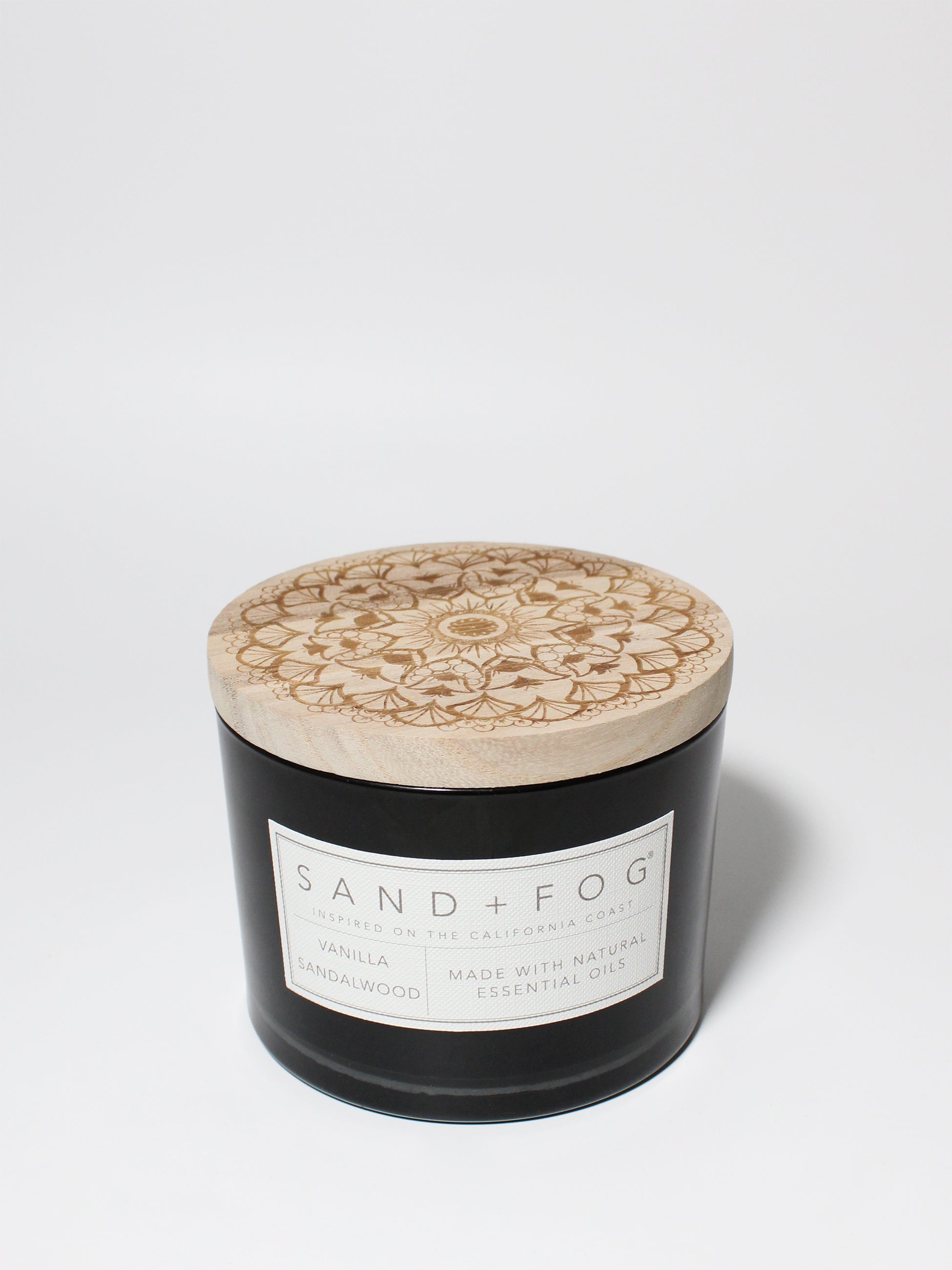 Sand + Fog Vanilla Sandalwood 12 oz scented candle