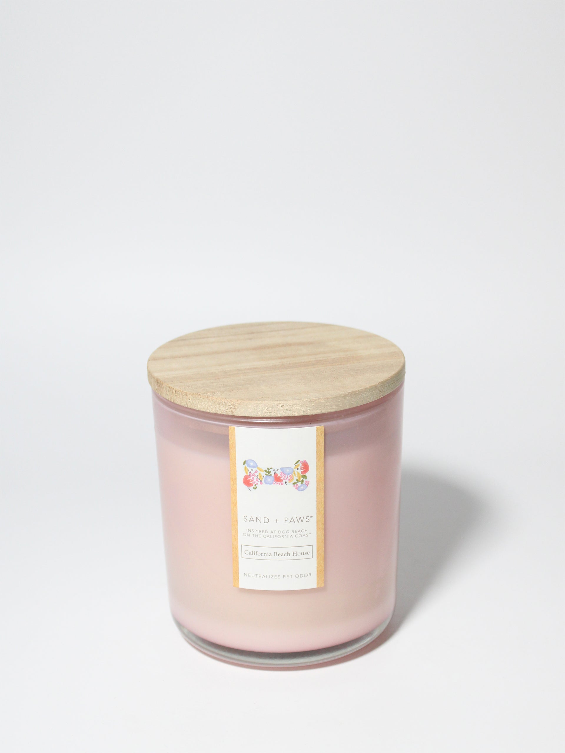 Sand + Paws Teakwood 12 oz Scented Candle