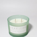 Eucalyptus 12 oz scented candle Green vessel with Beauty Begins Within lid