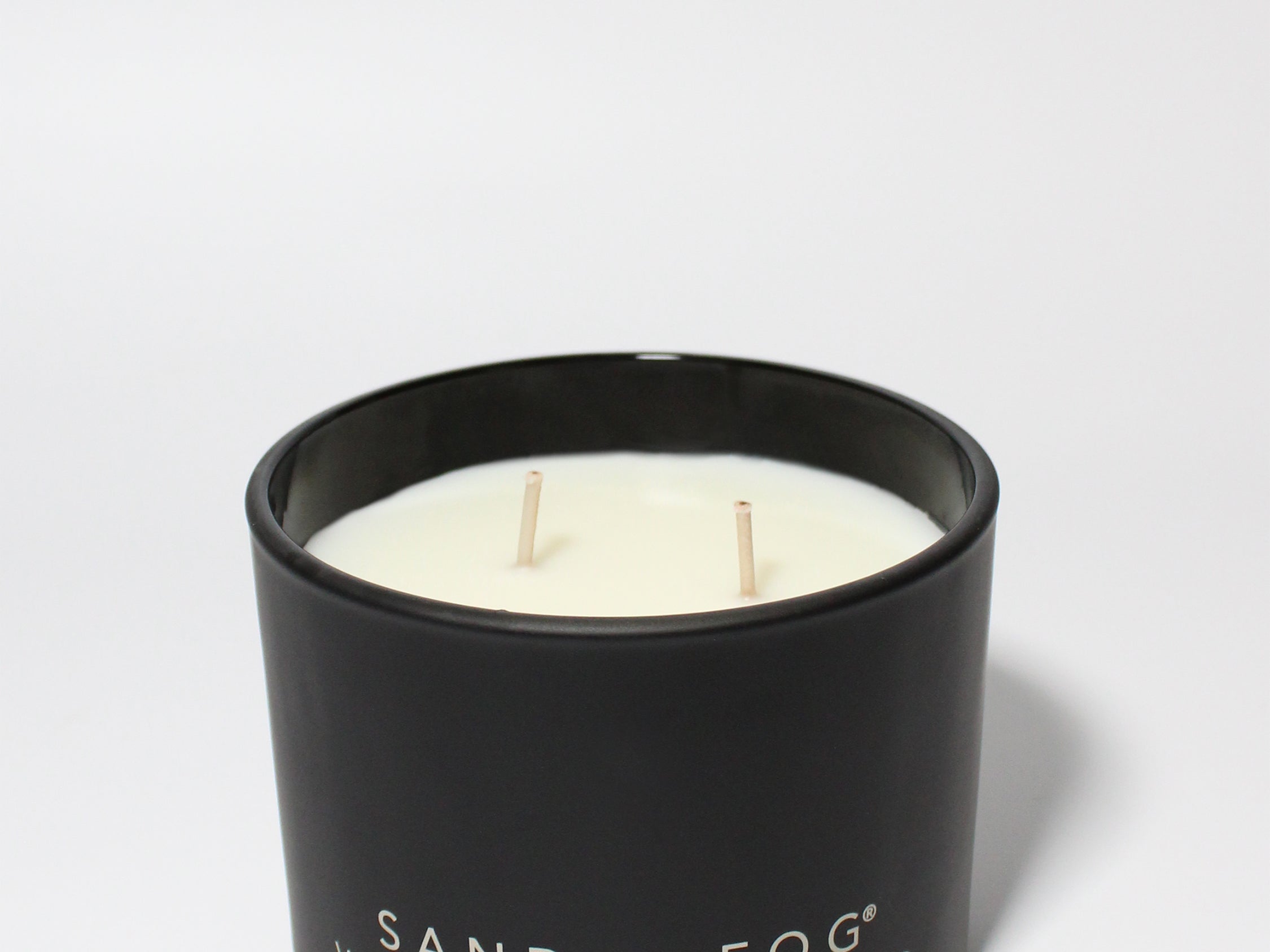 Vanilla Tobacco 12 oz scented candle Black vessel with Landscape Photo lid