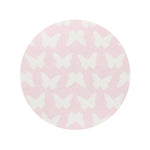 Limoncello 21 oz scented candle Petal Lilac vessel with White Butterflies lid