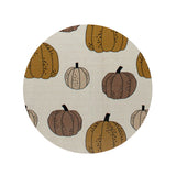 Harvest Wreath 21 oz scented candle Black vessel with Painted Pumpkins lid