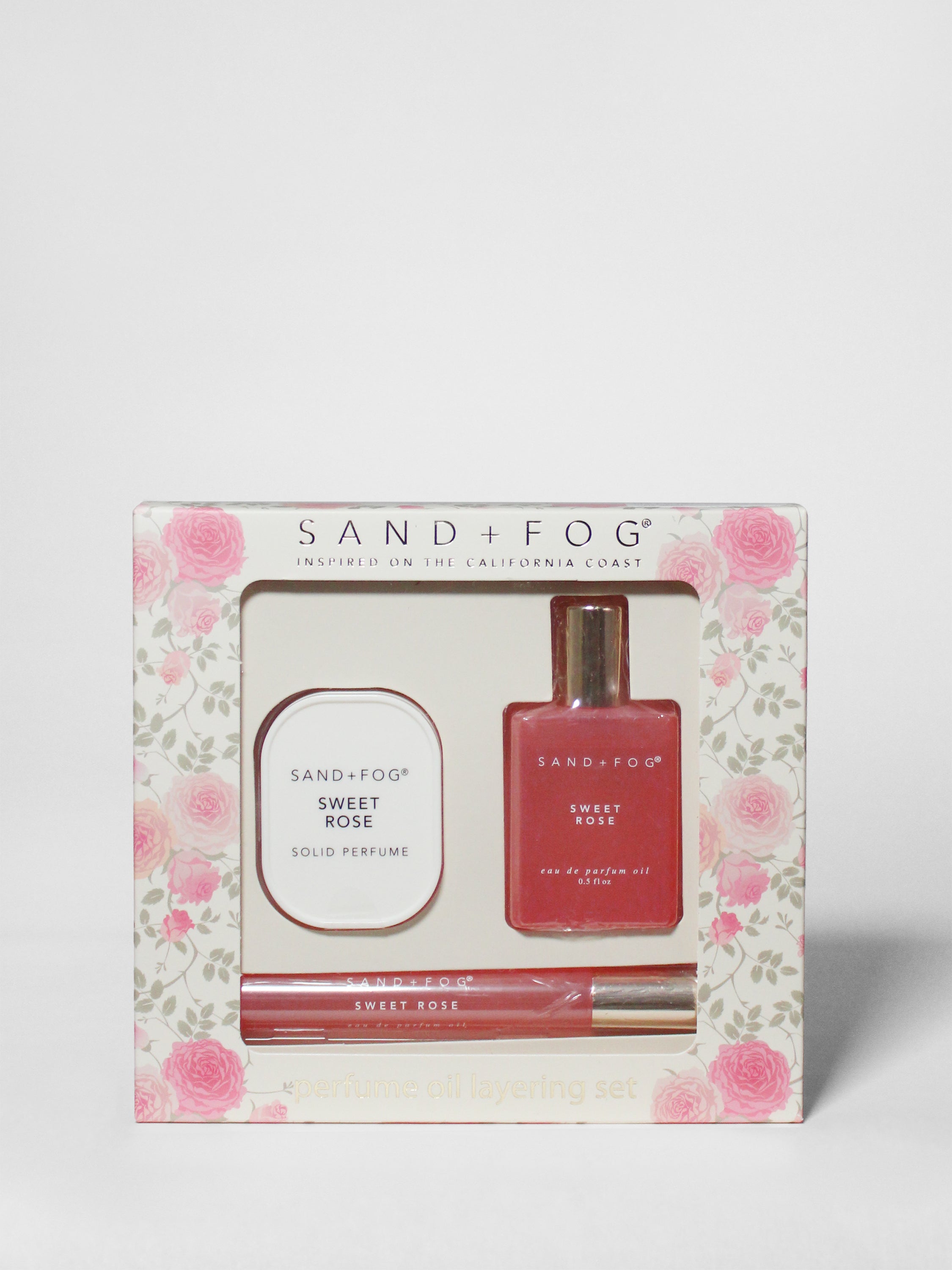 Perfume Oil Rollerballs and Solid Perfume Set - Sweet Rose – Sand + Fog
