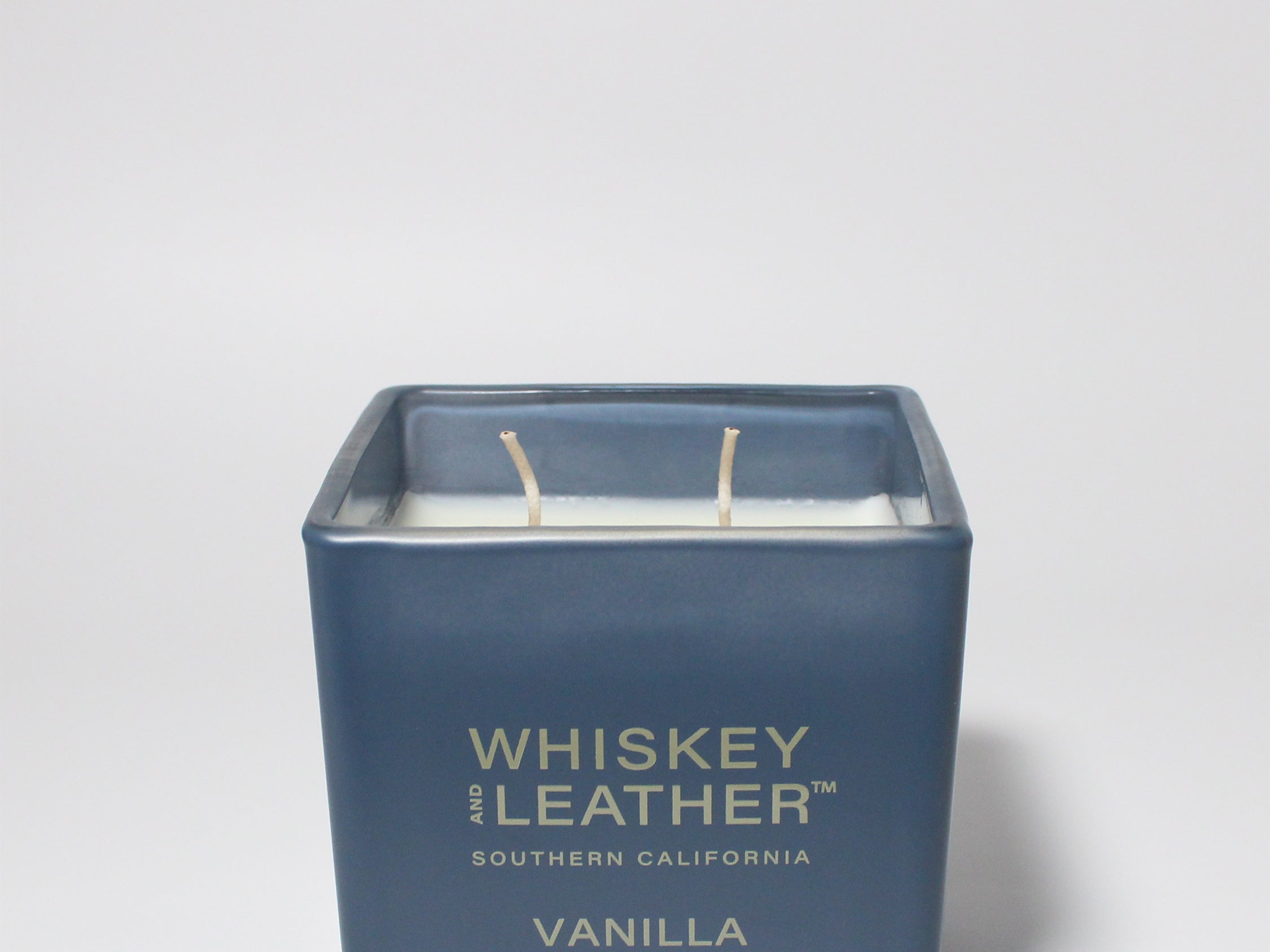 Vanilla Sandalwood Whiskey and Leather 16 oz scented candle Sand + Fog