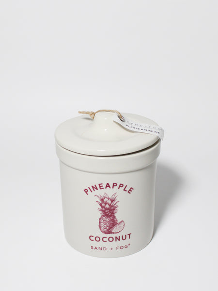 sand and fog coconut and palm candle Sand+Fog Pineapple Coconut 17.5 oz scented candle