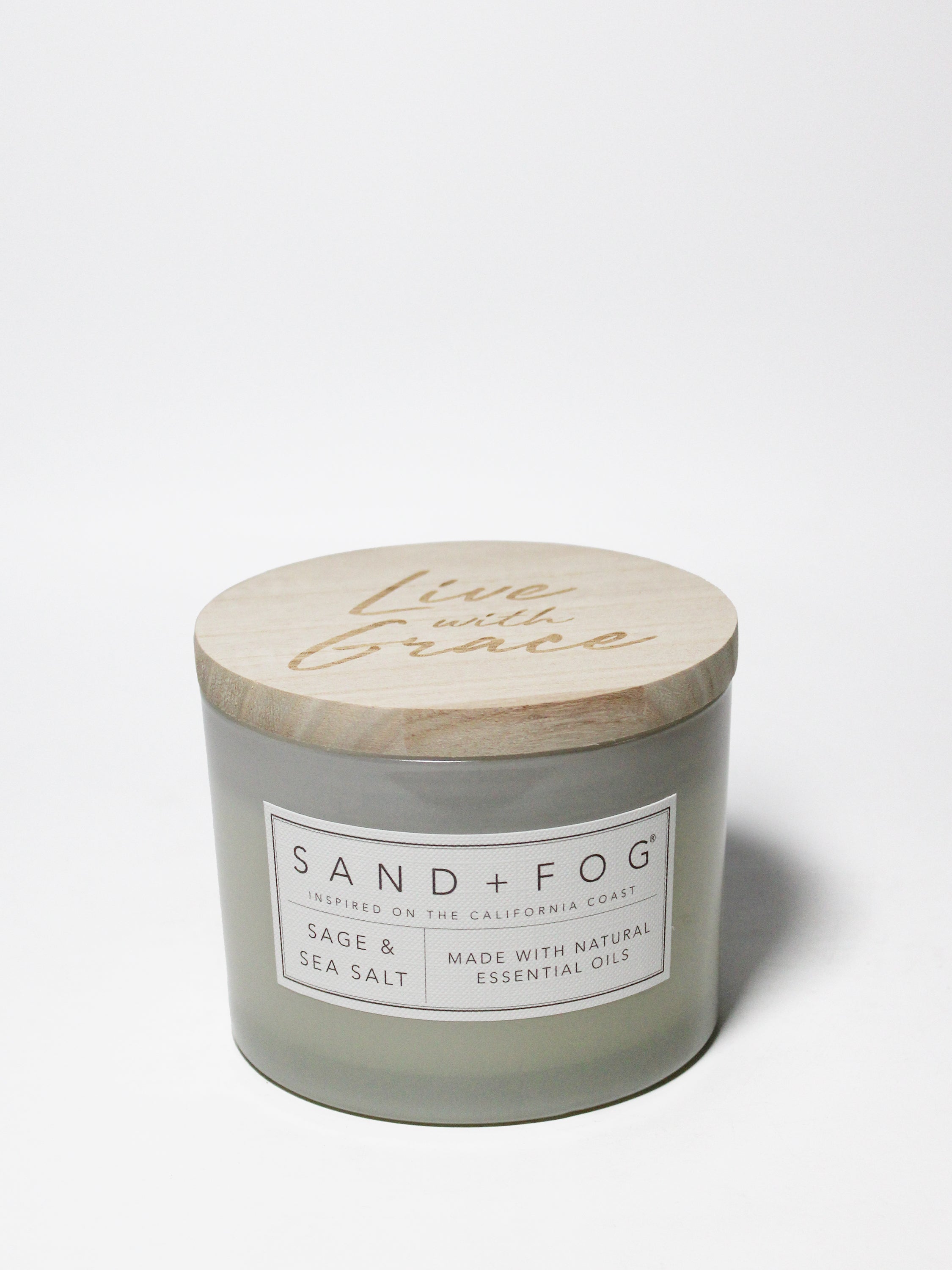 Sand + Fog Sage & Sea Salt 12 oz scented candle