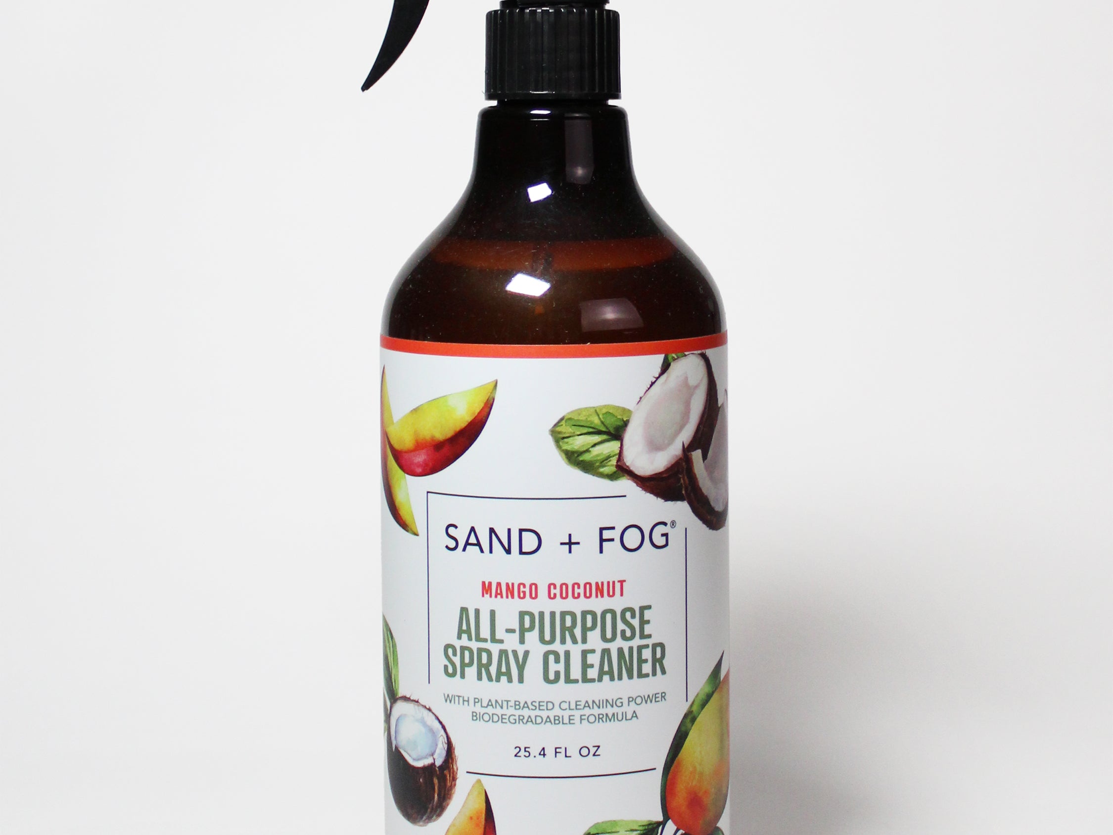 All-purpose spray cleaner bottle with black trigger and illustrated label
