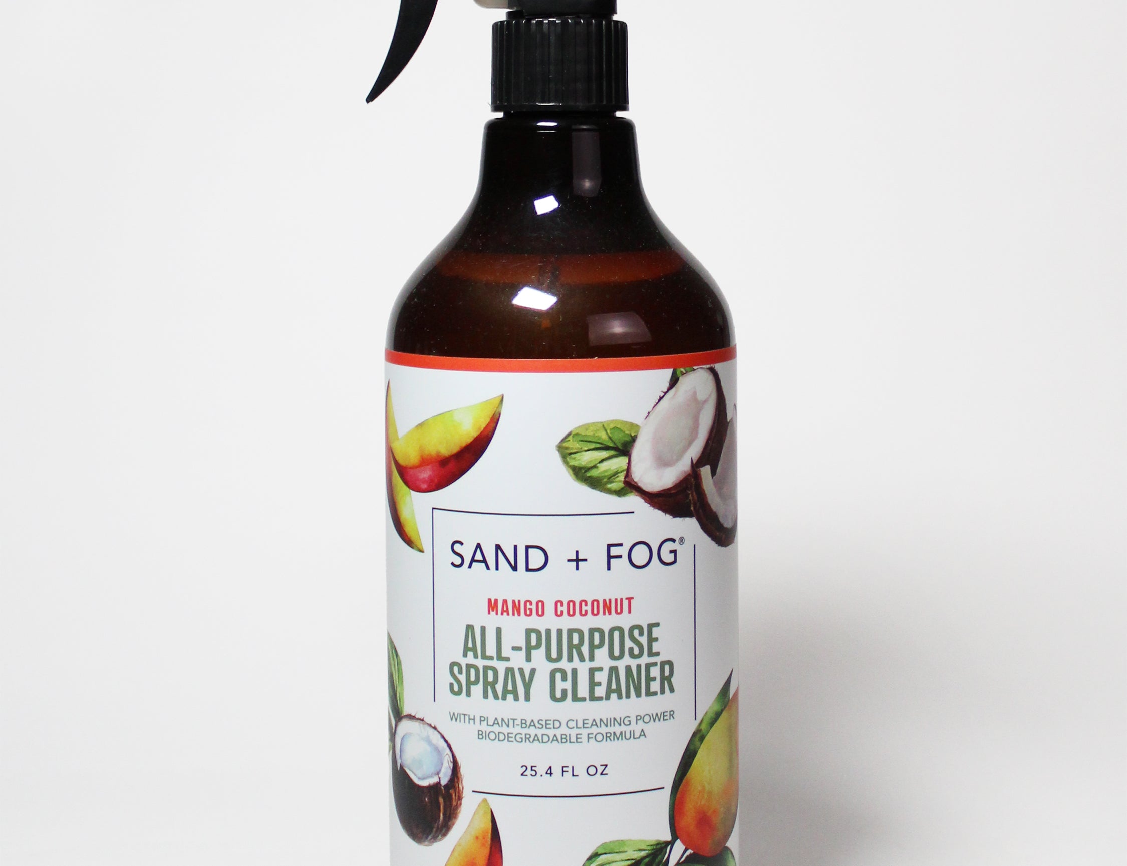 All-purpose spray cleaner bottle with black trigger and illustrated label