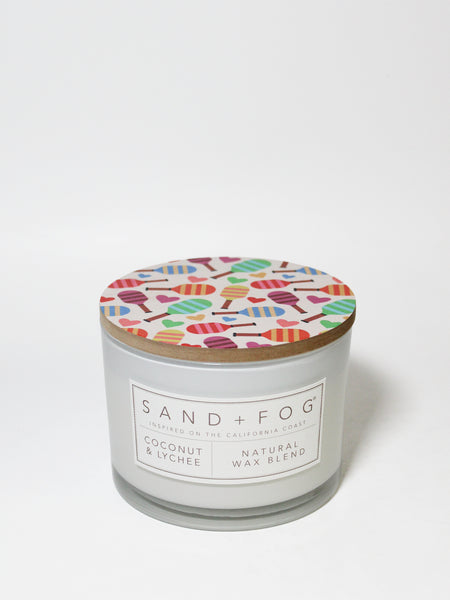 sand and fog coconut and palm candle Sand+Fog Coconut & Lychee 12 oz scented candle – Sand + Fog