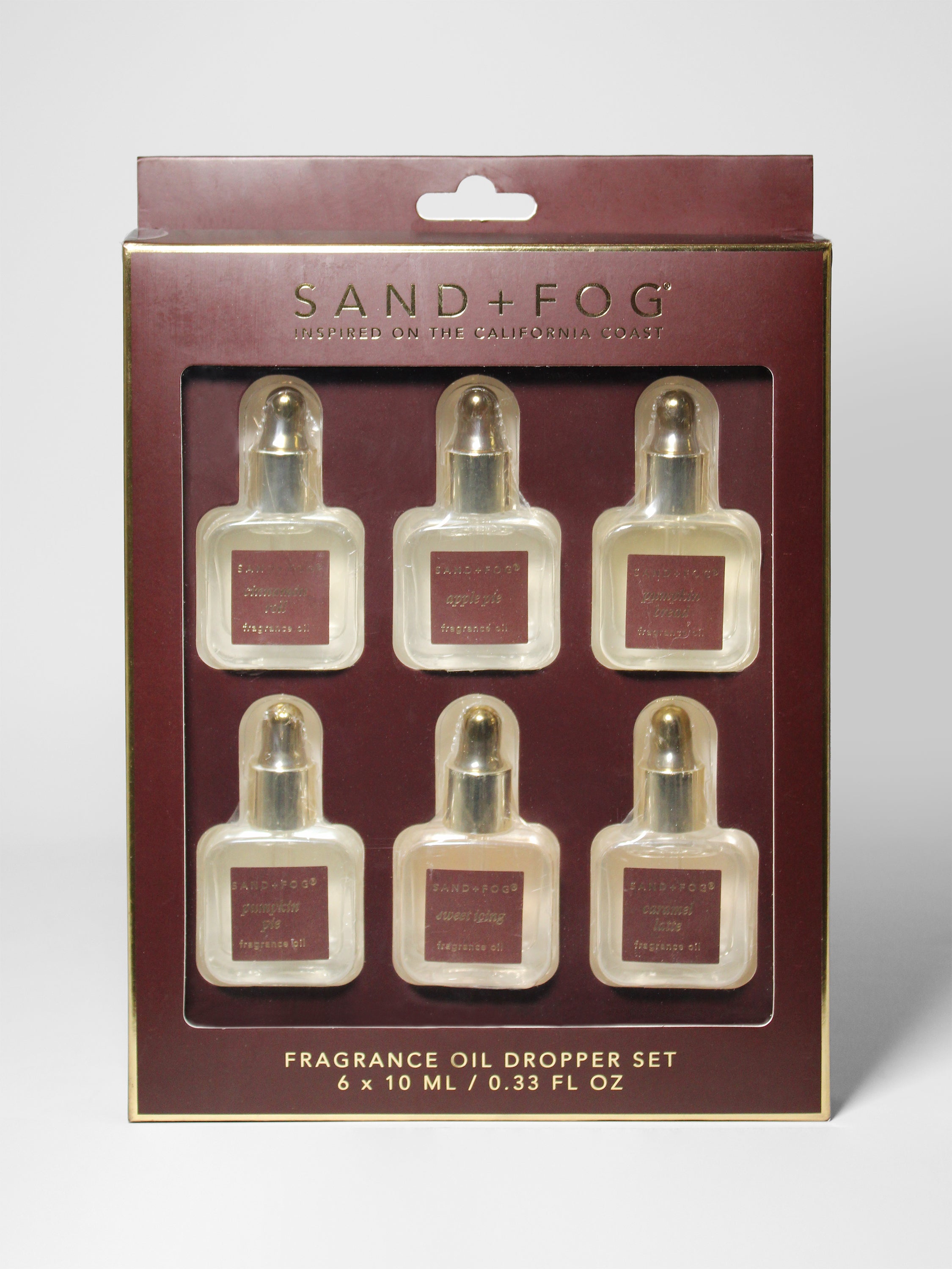 6 Pack of 10 ml Fragrance Diffuser Oils – Sand + Fog