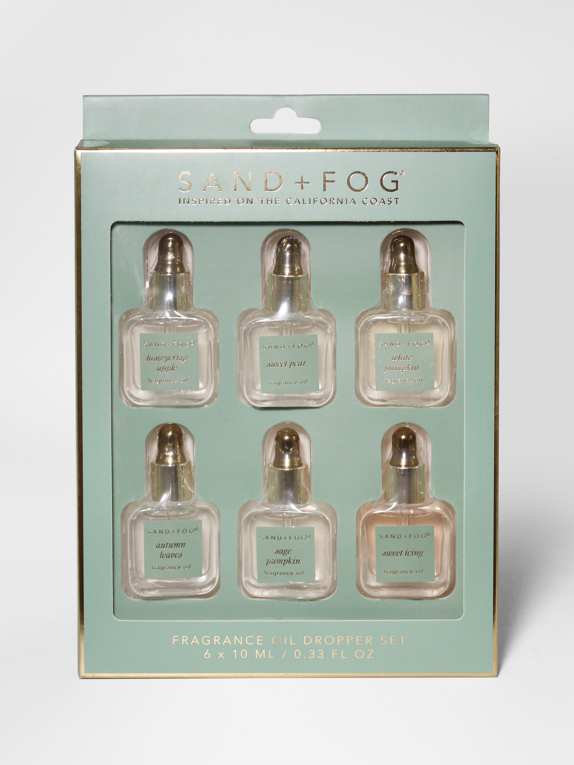 6 Pack of 10 ml Fragrance Diffuser Oils – Sand + Fog