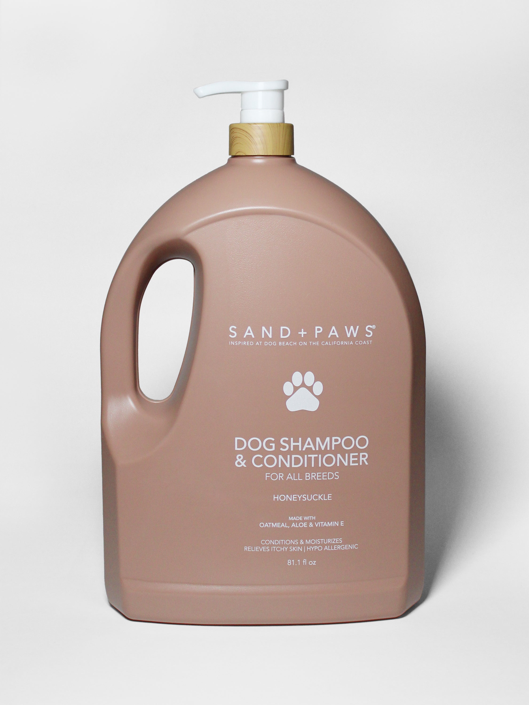 シャンプー sand Sand + Paws Pet Shampoo & Conditioner - Honeysuckle – Sand + Fog