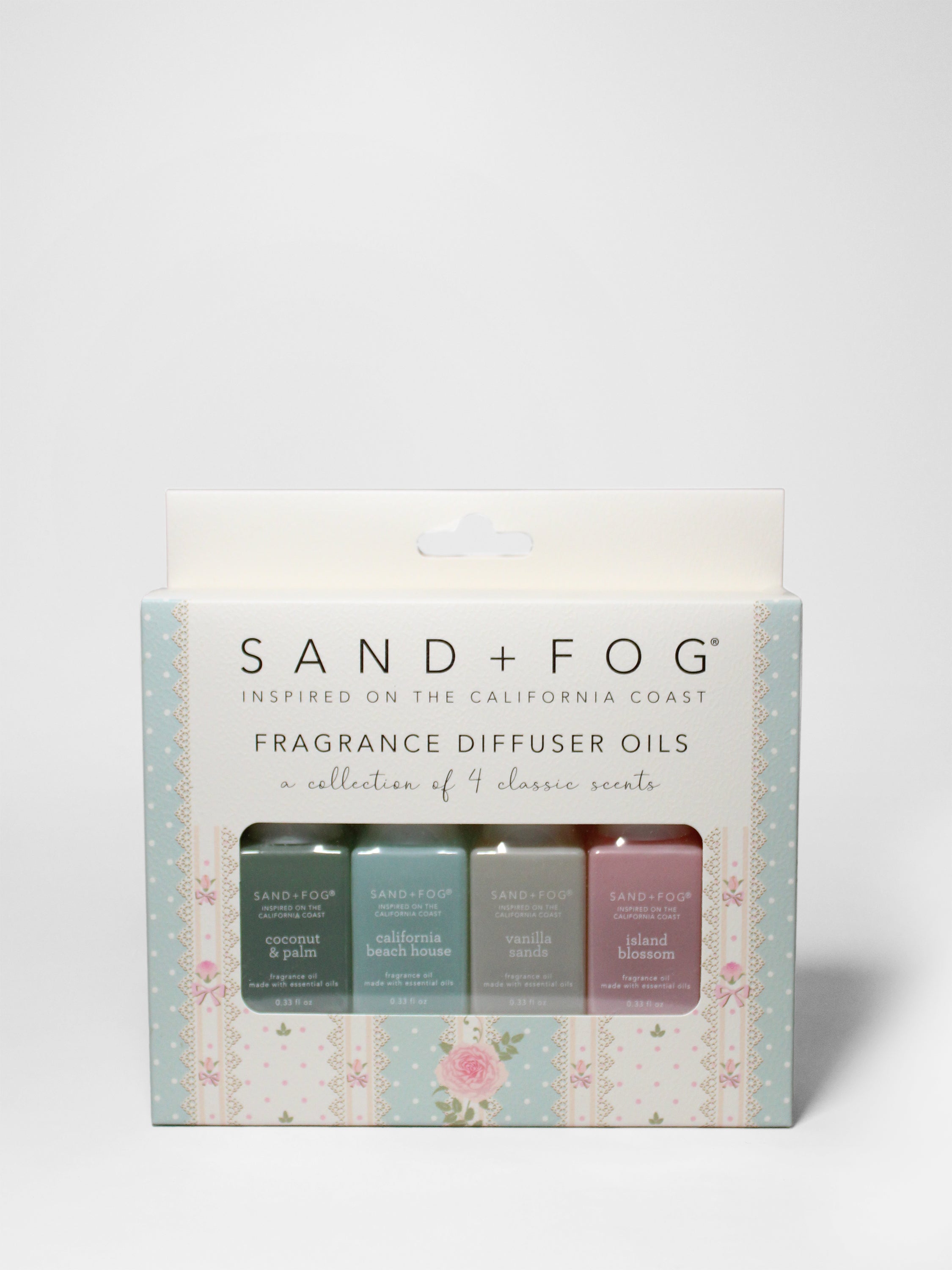 4 Pack Fragrance Diffuser Oils – Sand + Fog