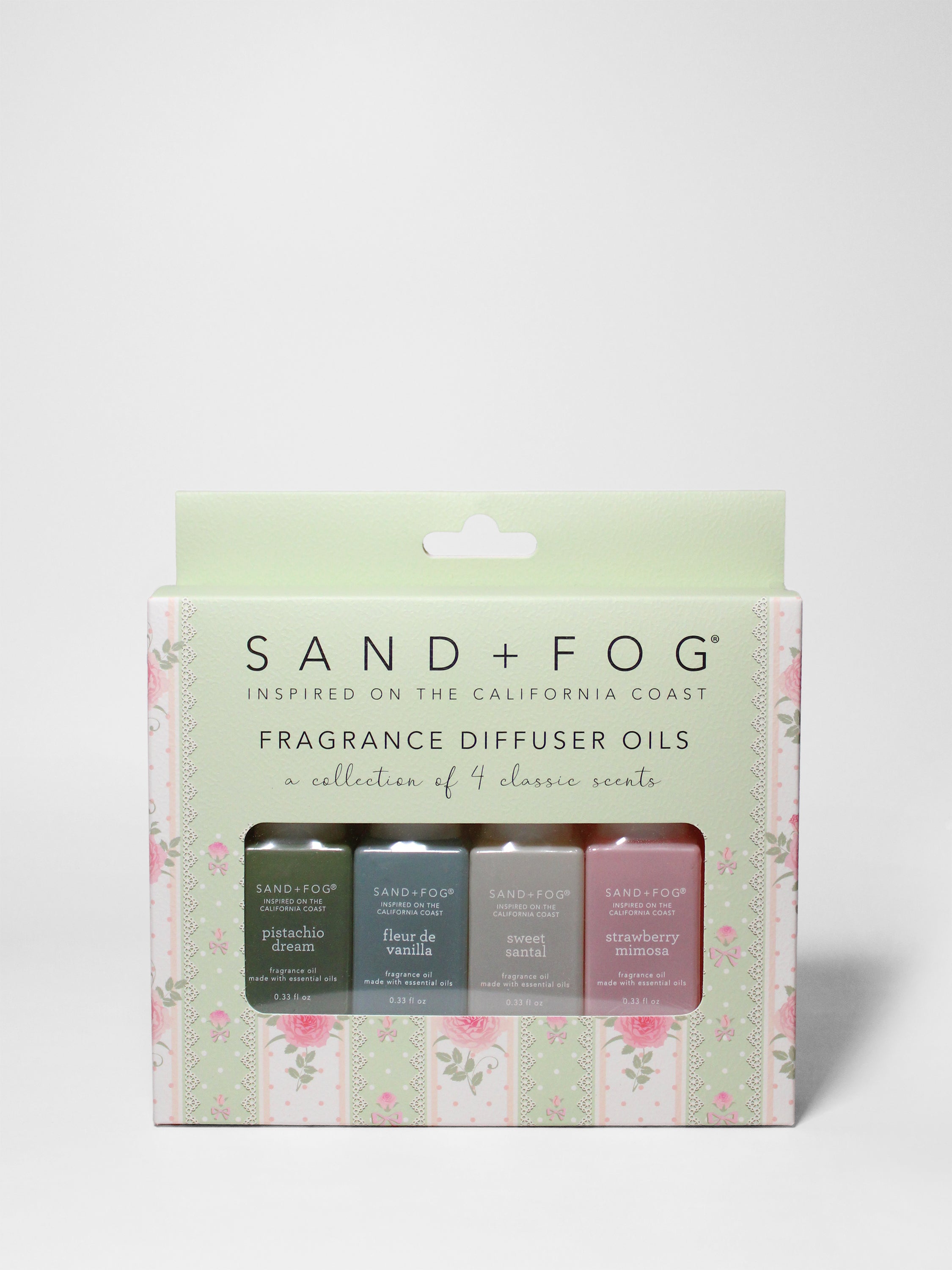 4 Pack Fragrance Diffuser Oils – Sand + Fog