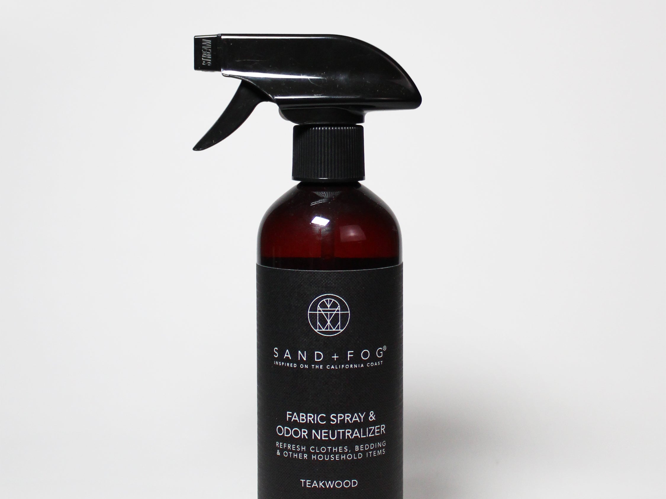 Fabric spray bottle with trigger, Teakwood scent, 11.5 fl oz