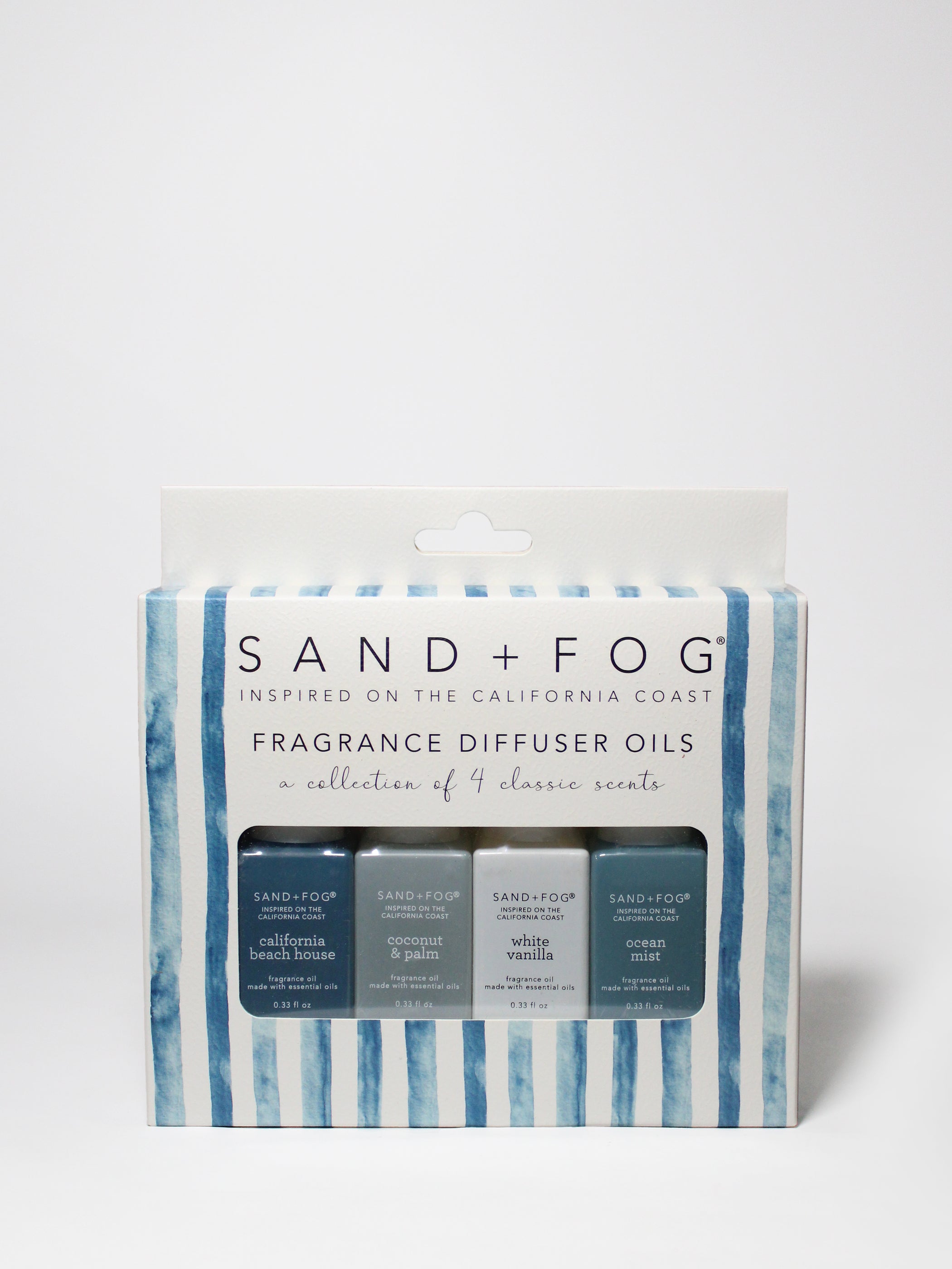 4 Pack Fragrance Diffuser Oils – Sand + Fog