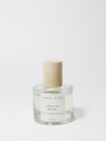 Vanilla Musk 50ml Perfume Oil Rollerball – Sand + Fog