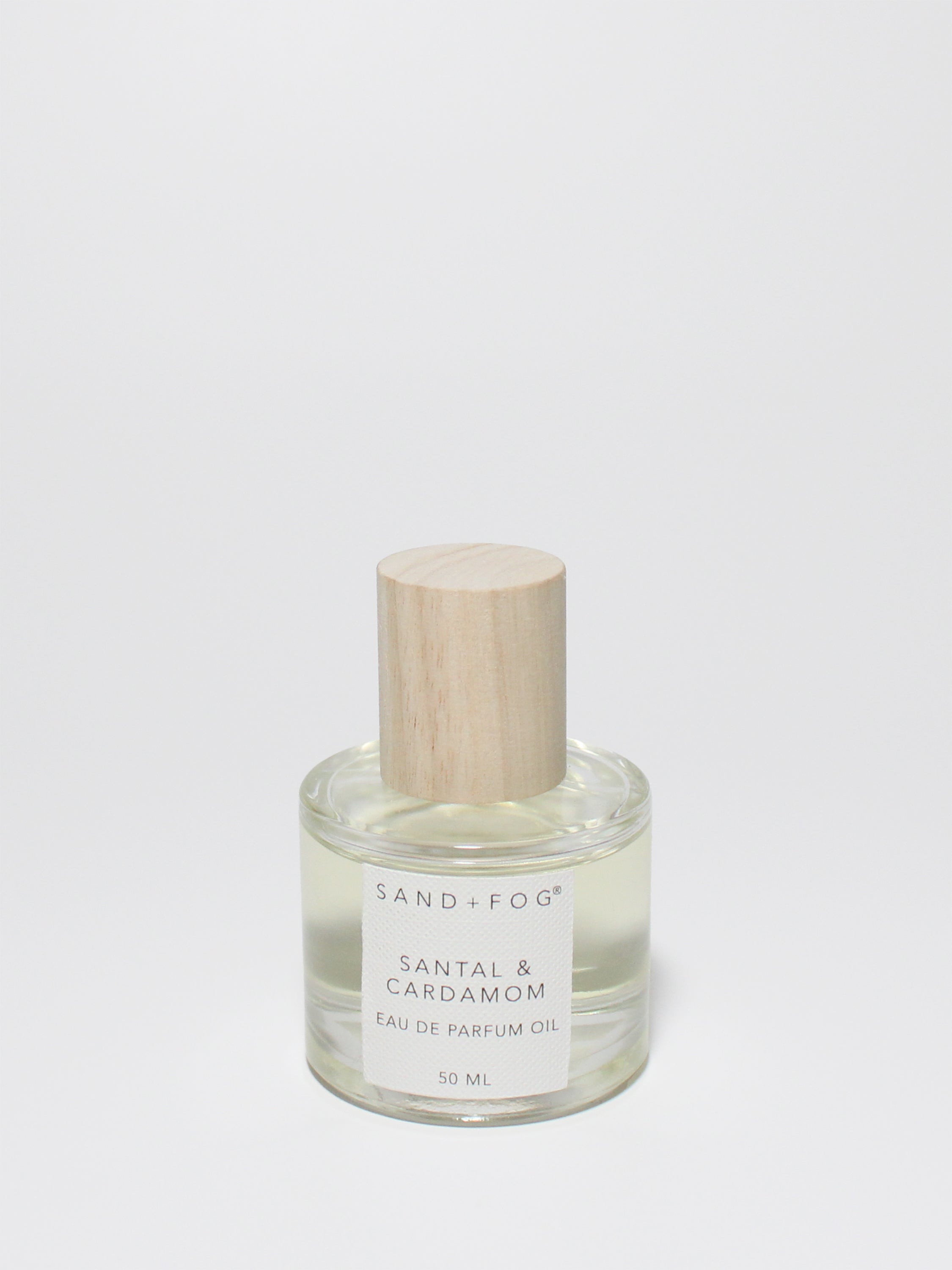 Santal & Cardamom 50ml Perfume Oil Rollerball – Sand + Fog