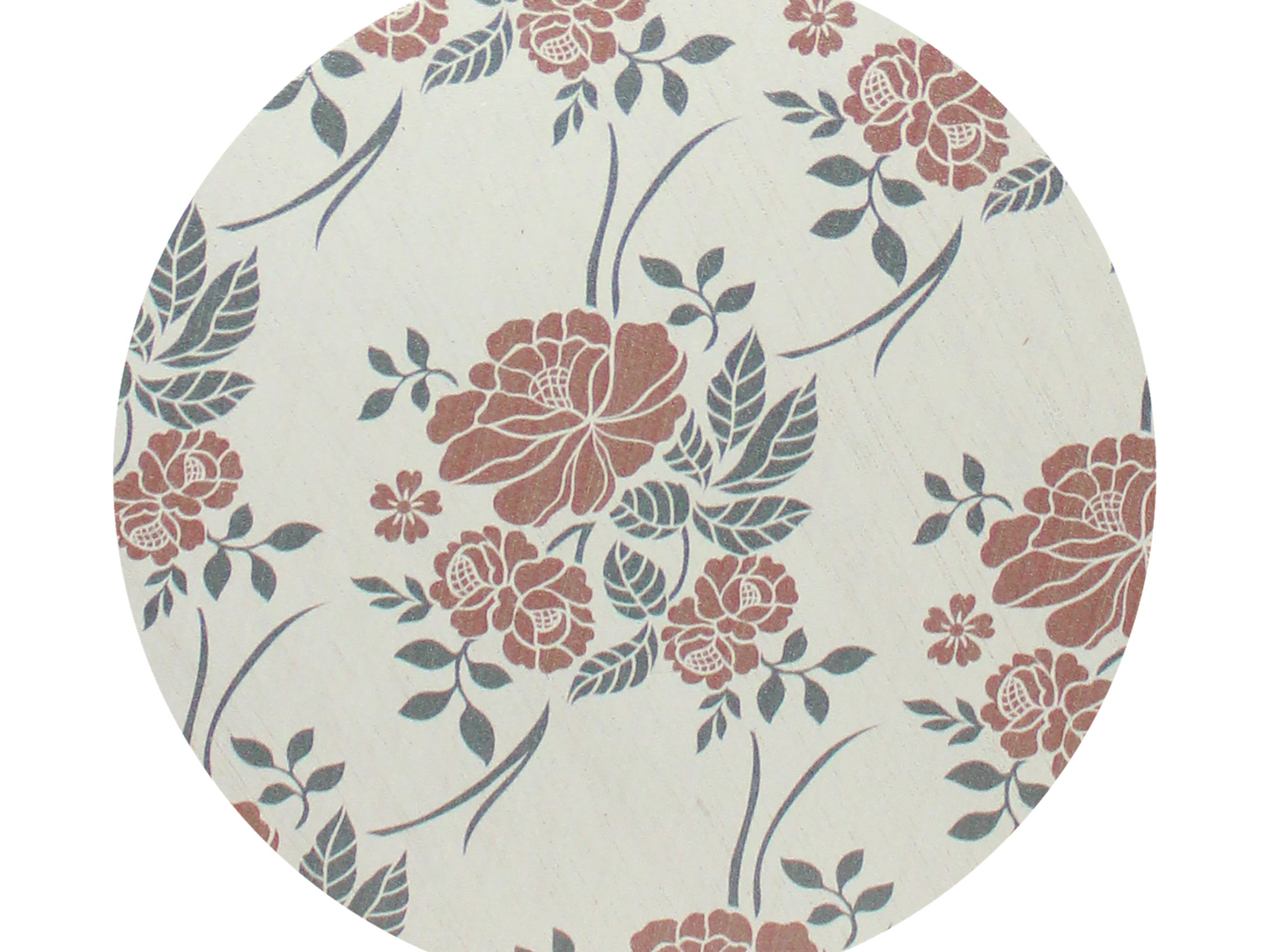 Floral-pattern candle lid for Sand+Fog scented candle