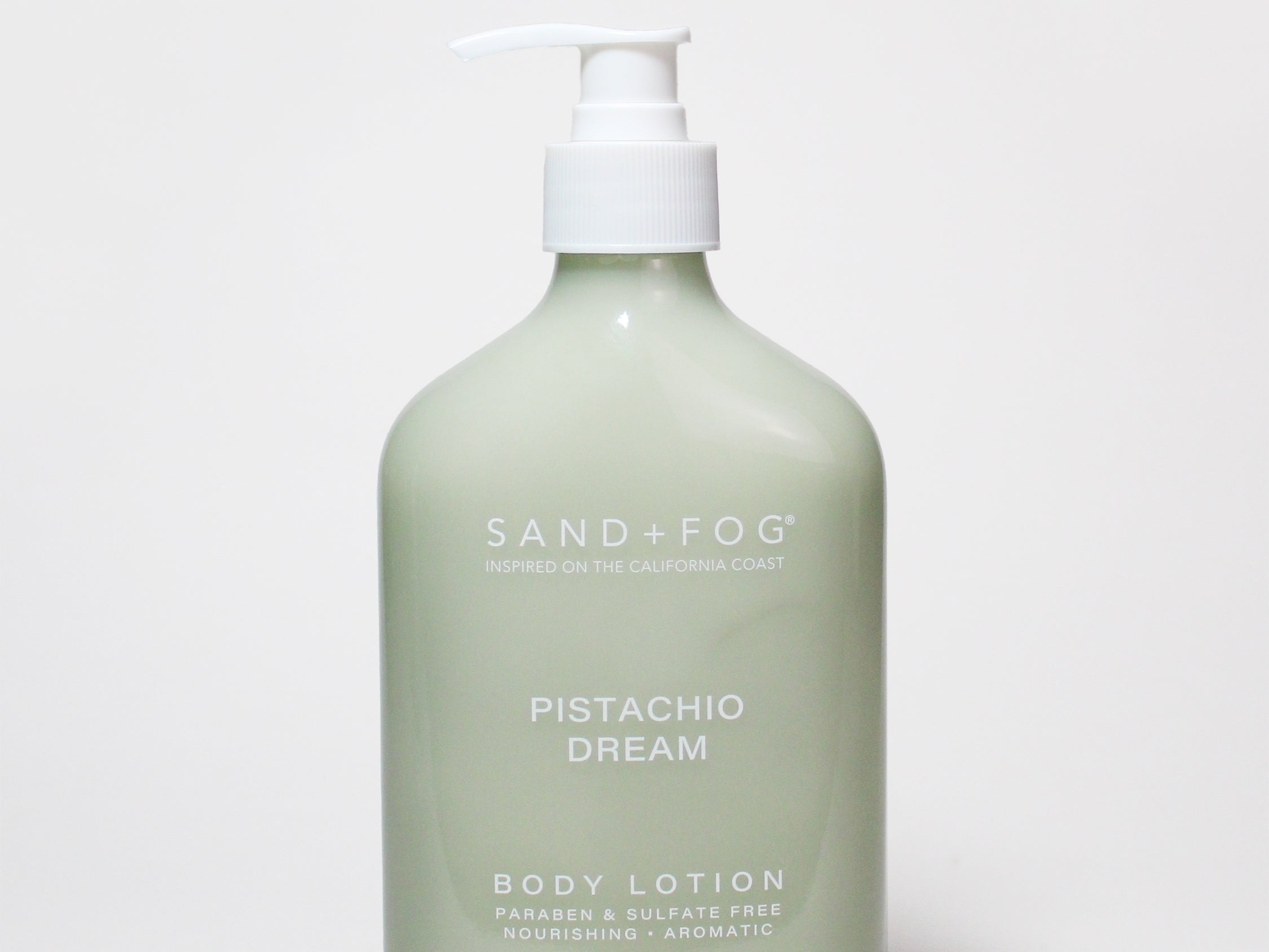 Pistachio Dream body lotion bottle, 10.1 fl oz, with pump cap