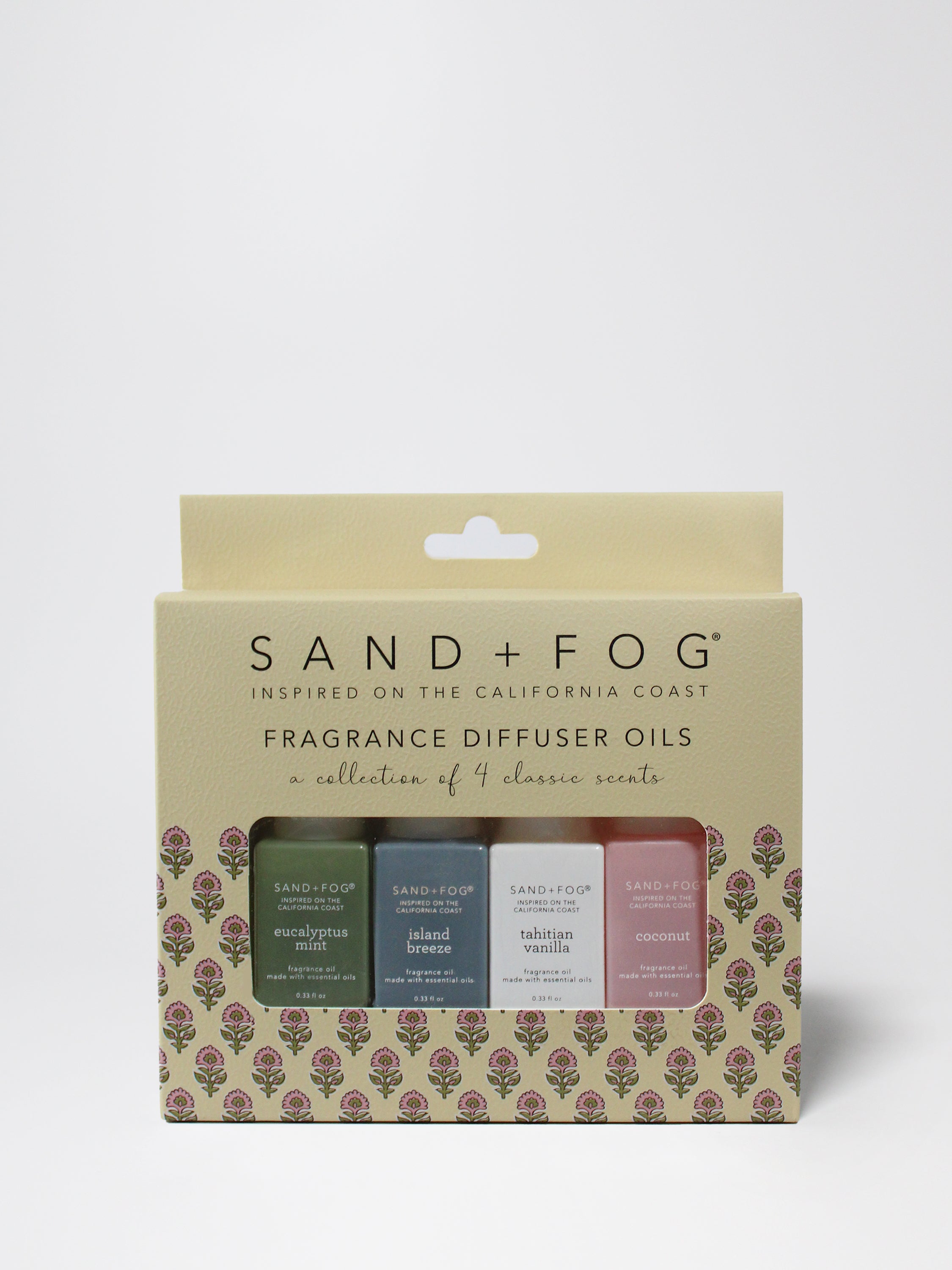 4 Pack of 10 ml Fragrance Diffuser Oils – Sand + Fog