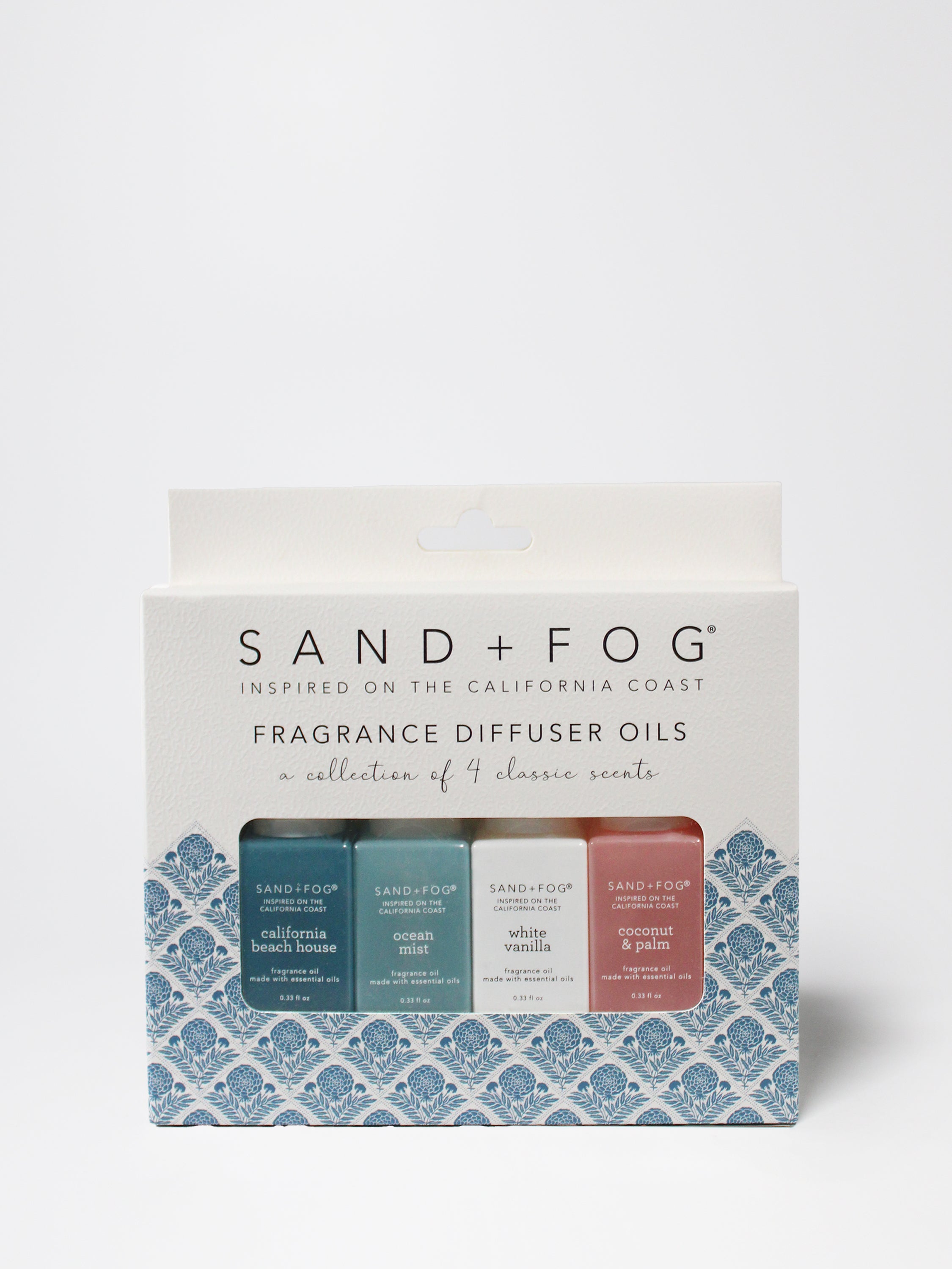 4 Pack Fragrance Diffuser Oils – Sand + Fog