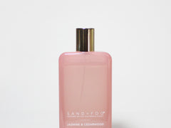 Pink 100 ml room spray bottle with gold cap