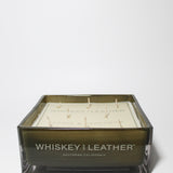 Whiskey and Leather Saddle & Cardamom 54 oz candle